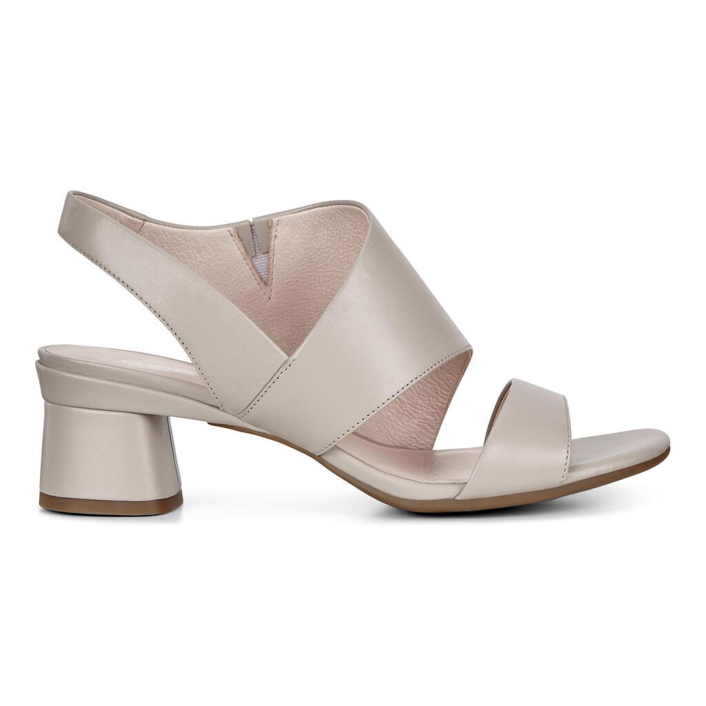 Sandales À Talons Ecco Elevate 45 Block Femme Grise / Rose 8623-QATYC